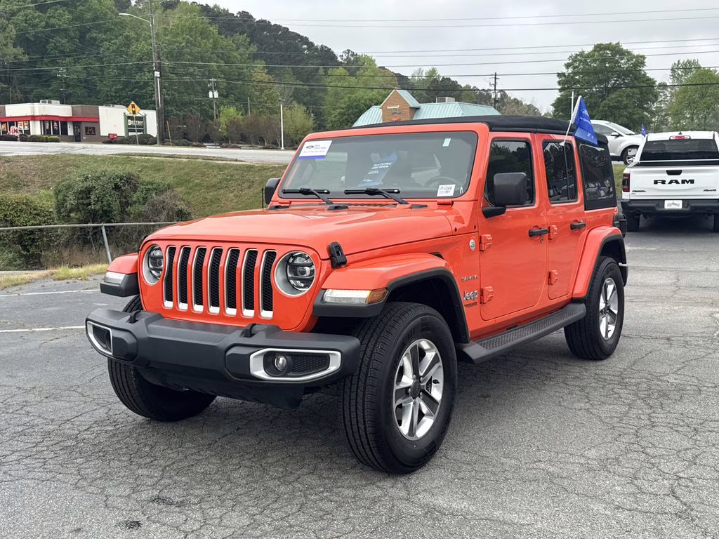 2019 Punkn Metallic Clearcoat Jeep Wrangler Unlimited Sahara 4X4 SUV