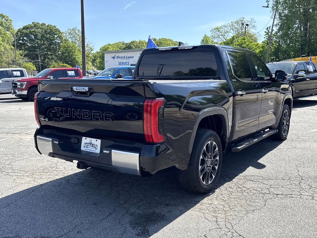 2022 Midnight Black Metallic Toyota Tundra Limited 4X4 Truck
