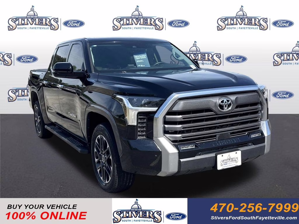 2022 Midnight Black Metallic Toyota Tundra Limited 4X4 Truck
