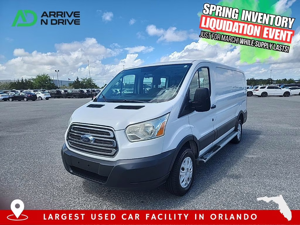 2015 Oxford White Ford Transit-250 Base RWD Van