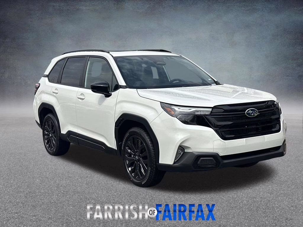 2026 Crystal White Pearl Subaru Forester Sport AWD SUV