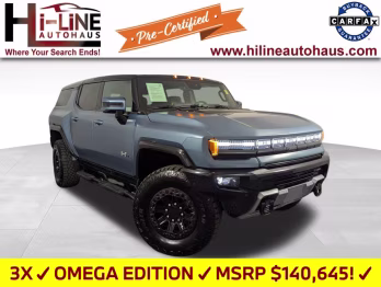 2024 Neptune Blue Matte GMC HUMMER EV SUV 3X 4X4 SUV