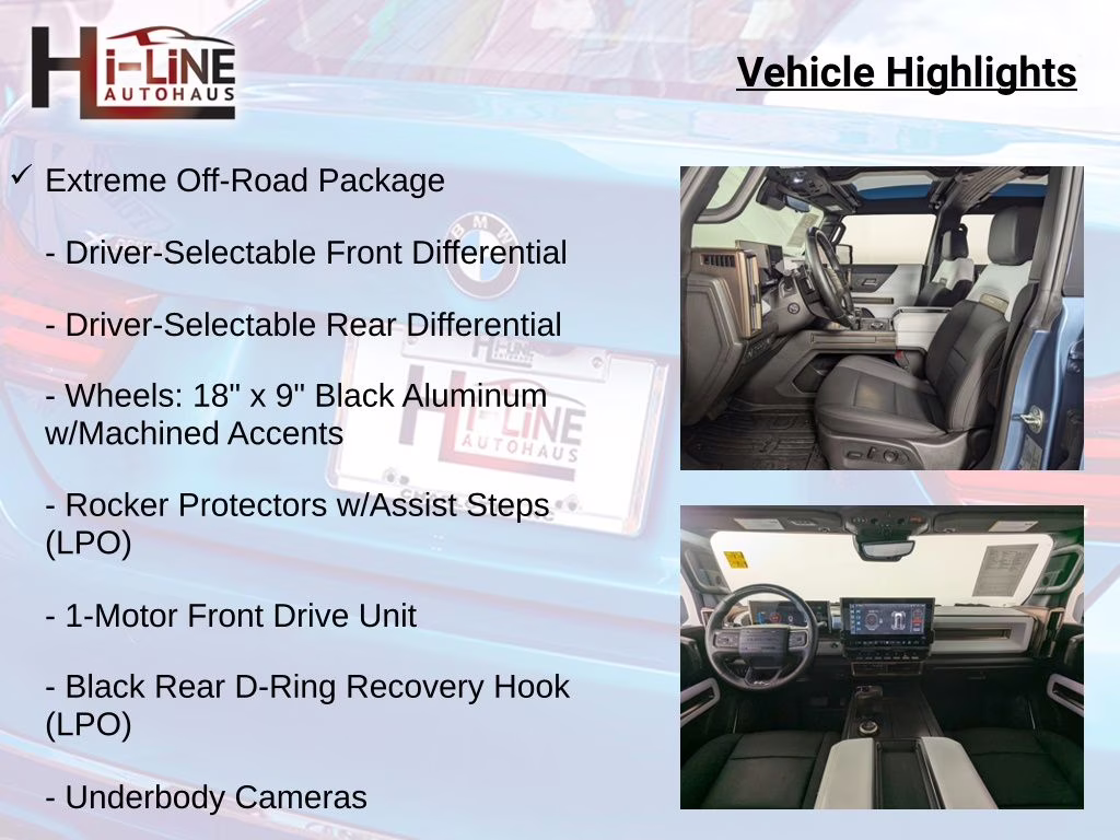 2024 Neptune Blue Matte GMC HUMMER EV SUV 3X 4X4 SUV