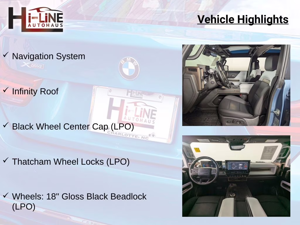 2024 Neptune Blue Matte GMC HUMMER EV SUV 3X 4X4 SUV