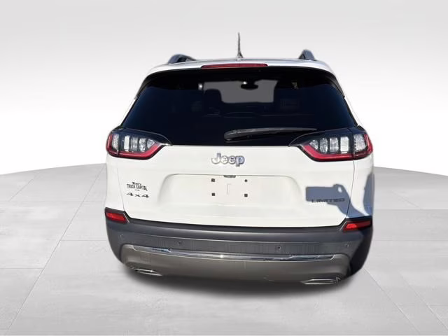 2019 Bright White Clearcoat Jeep Cherokee Limited 4X4 SUV