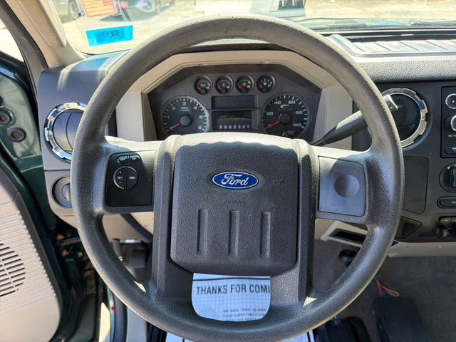 2009 Green Ford Super Duty F-350 DRW XL 4X4 Chassis