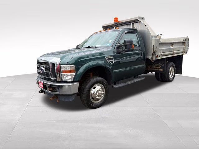 2009 Green Ford Super Duty F-350 DRW XL 4X4 Chassis