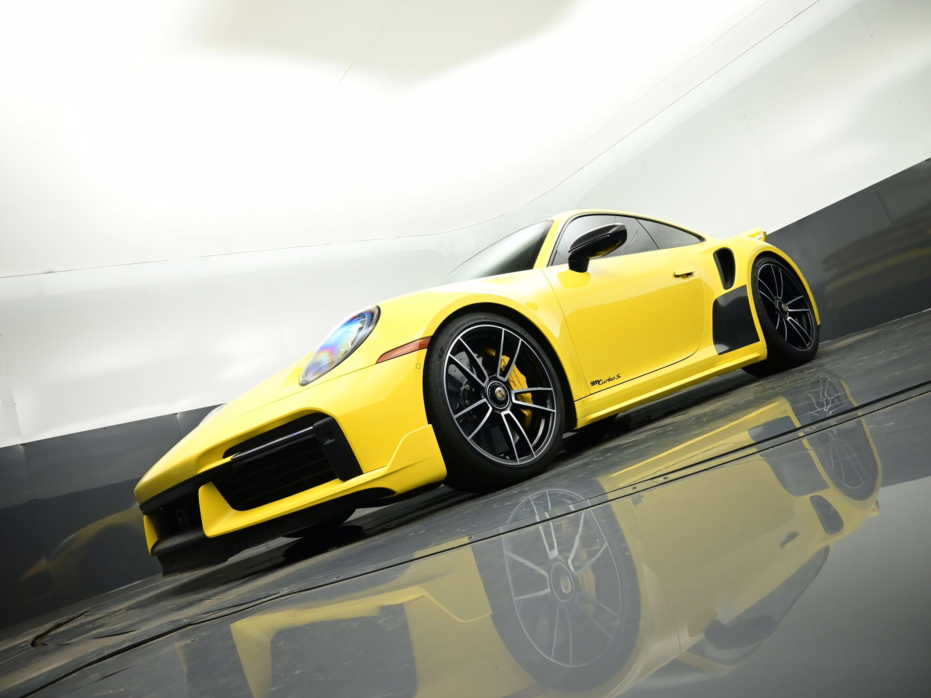 2022 Racing Yellow Porsche 911 Turbo S AWD Coupe