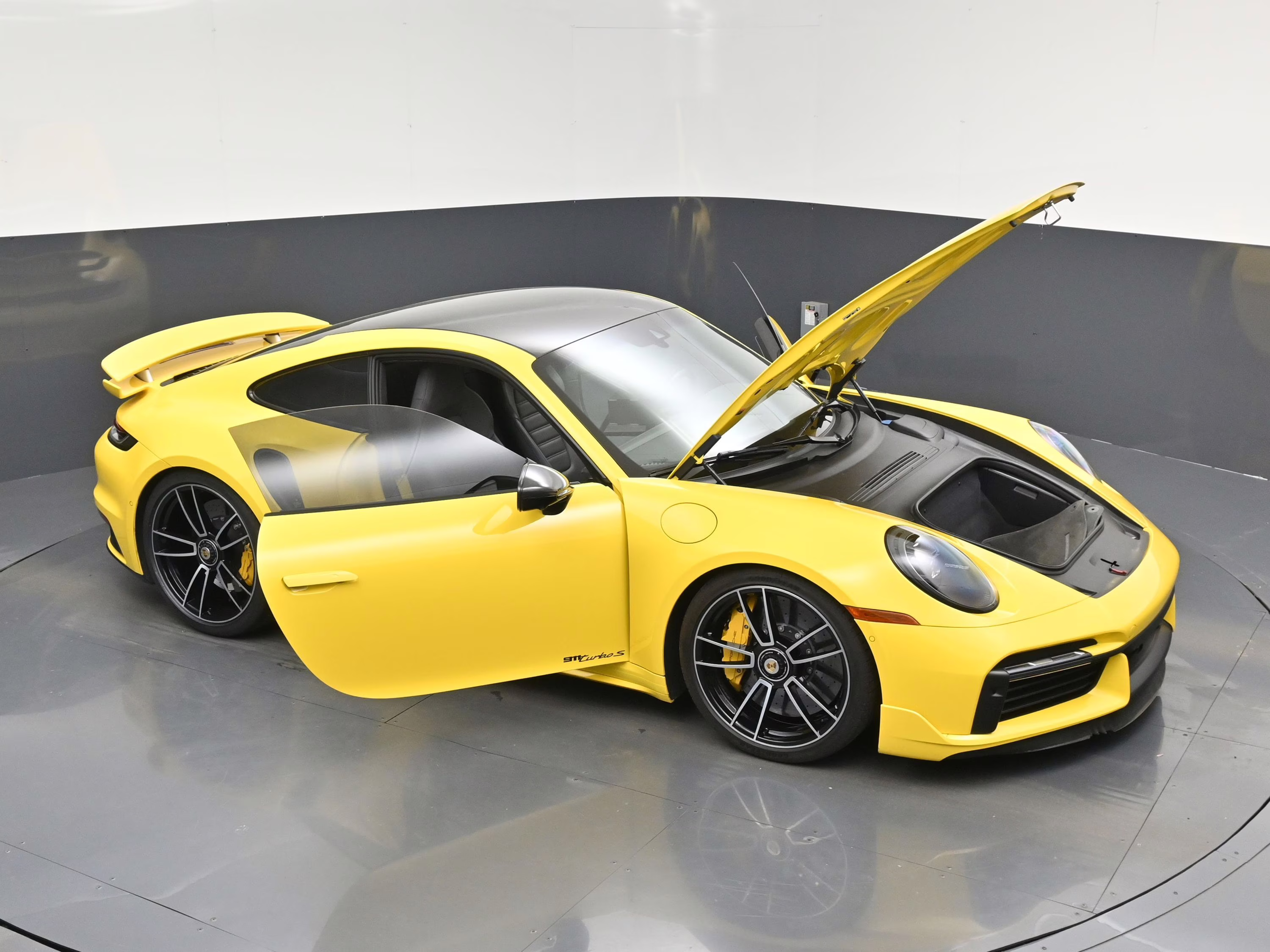 2022 Racing Yellow Porsche 911 Turbo S AWD Coupe