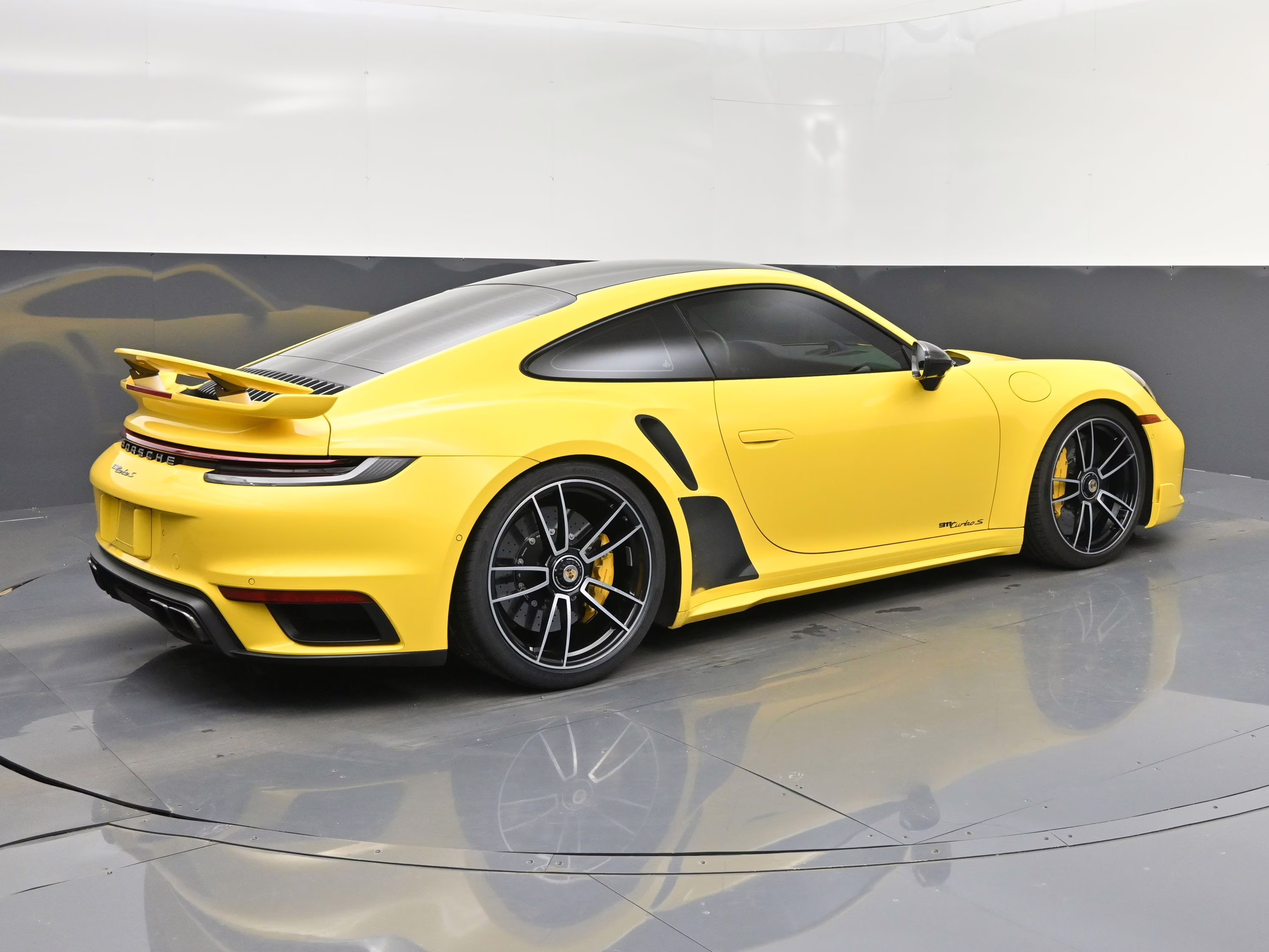 2022 Racing Yellow Porsche 911 Turbo S AWD Coupe