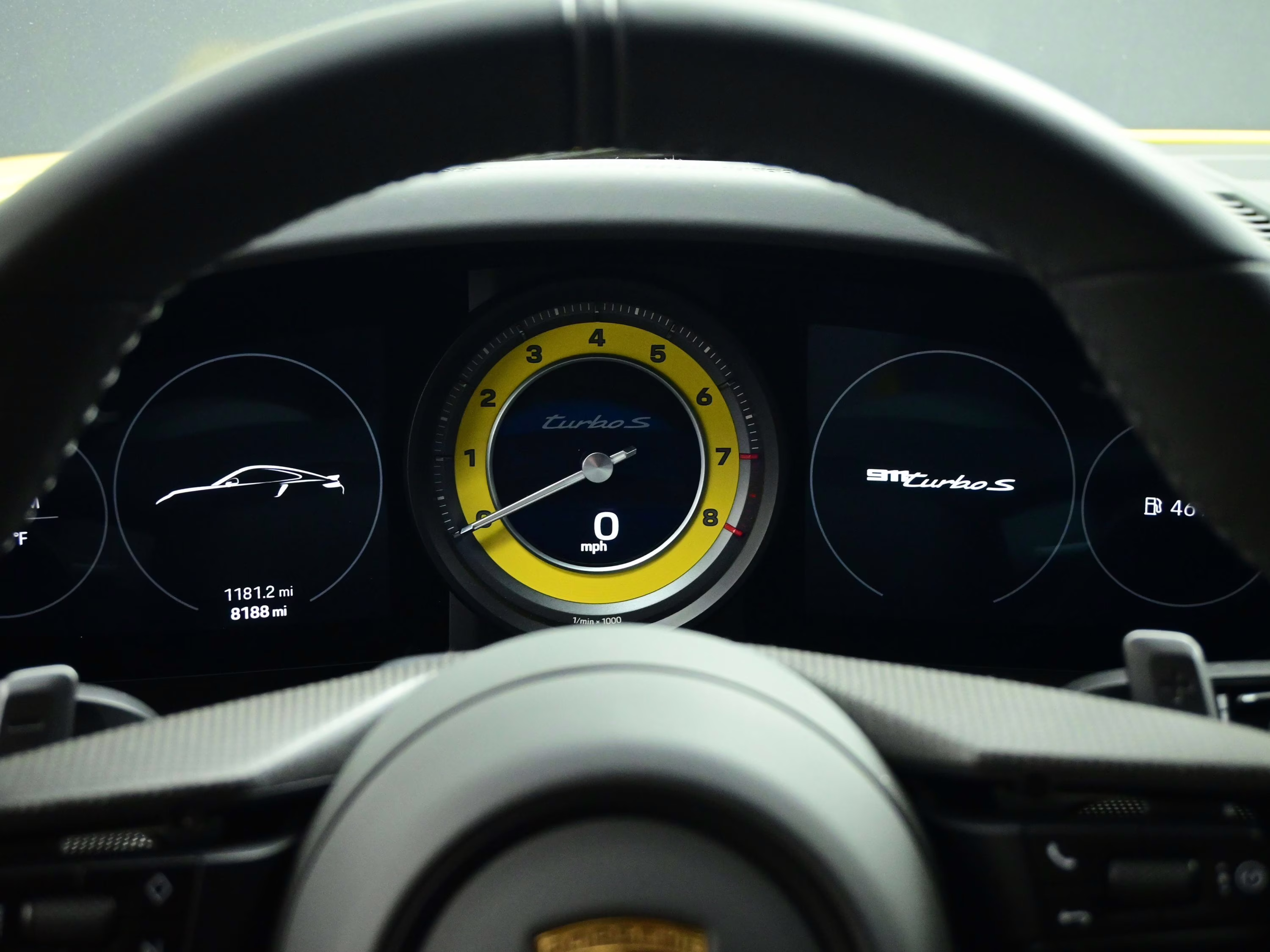 2022 Racing Yellow Porsche 911 Turbo S AWD Coupe