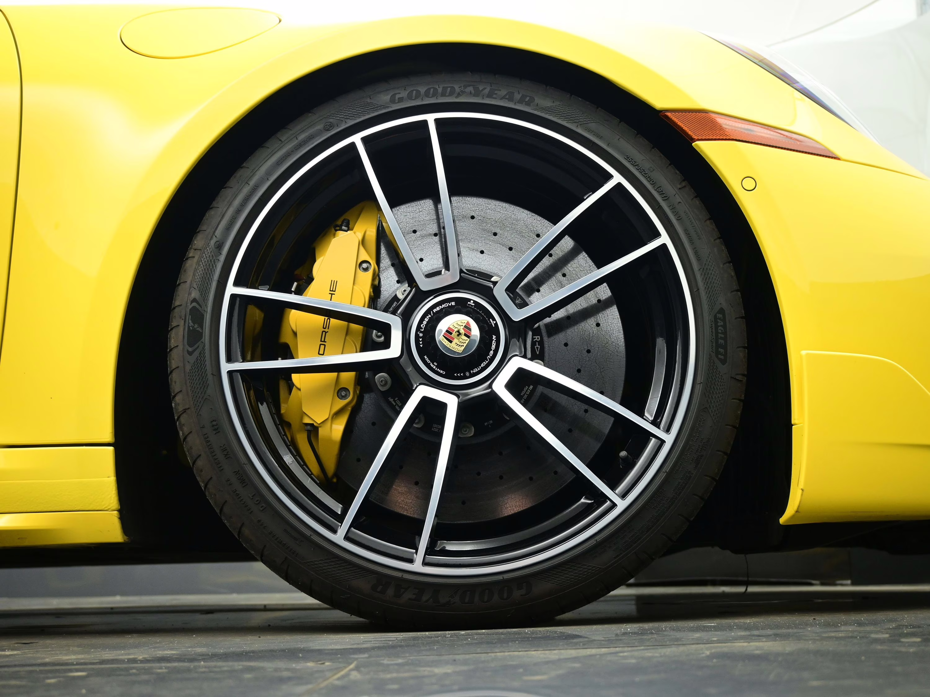 2022 Racing Yellow Porsche 911 Turbo S AWD Coupe