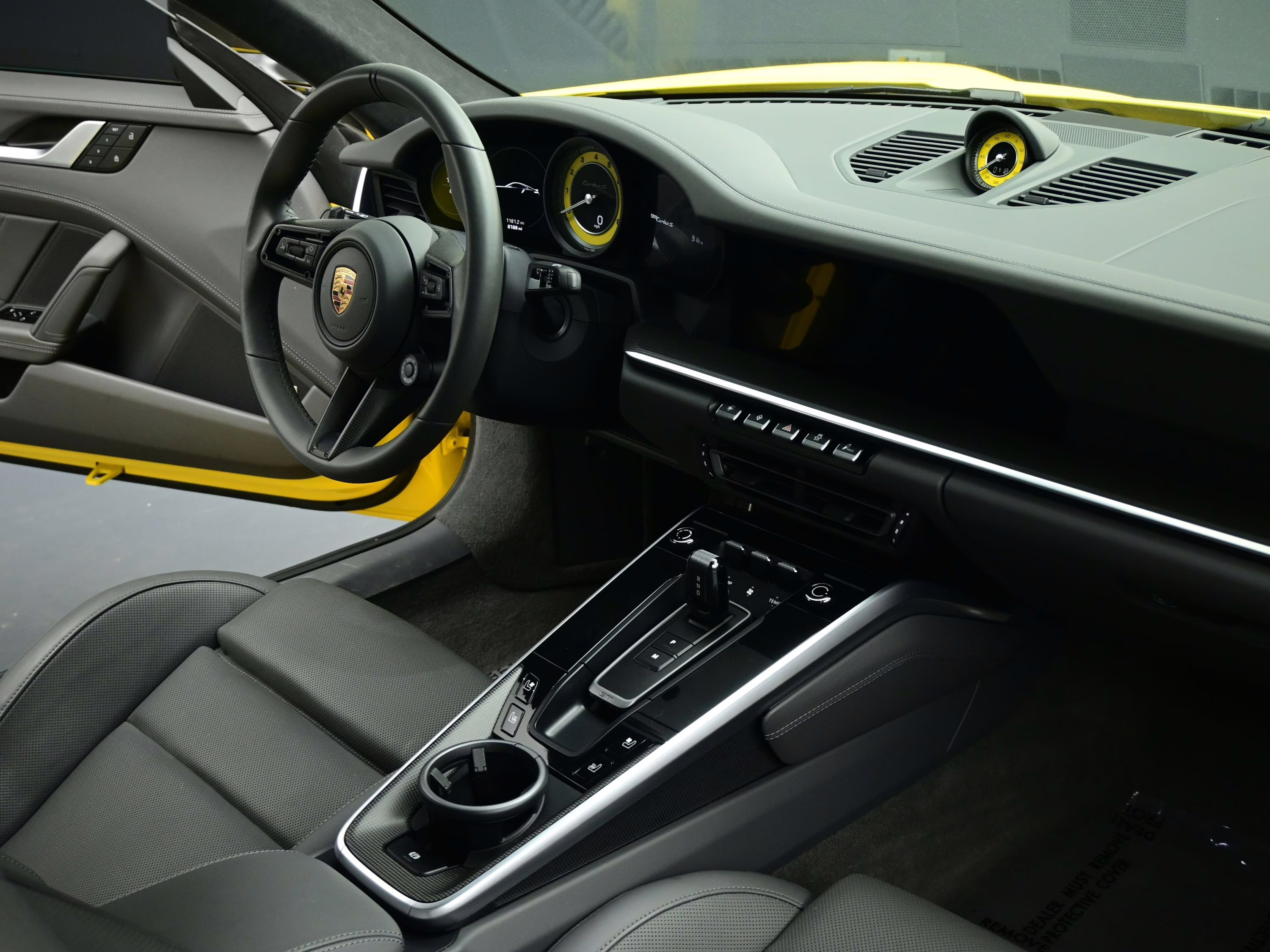 2022 Racing Yellow Porsche 911 Turbo S AWD Coupe