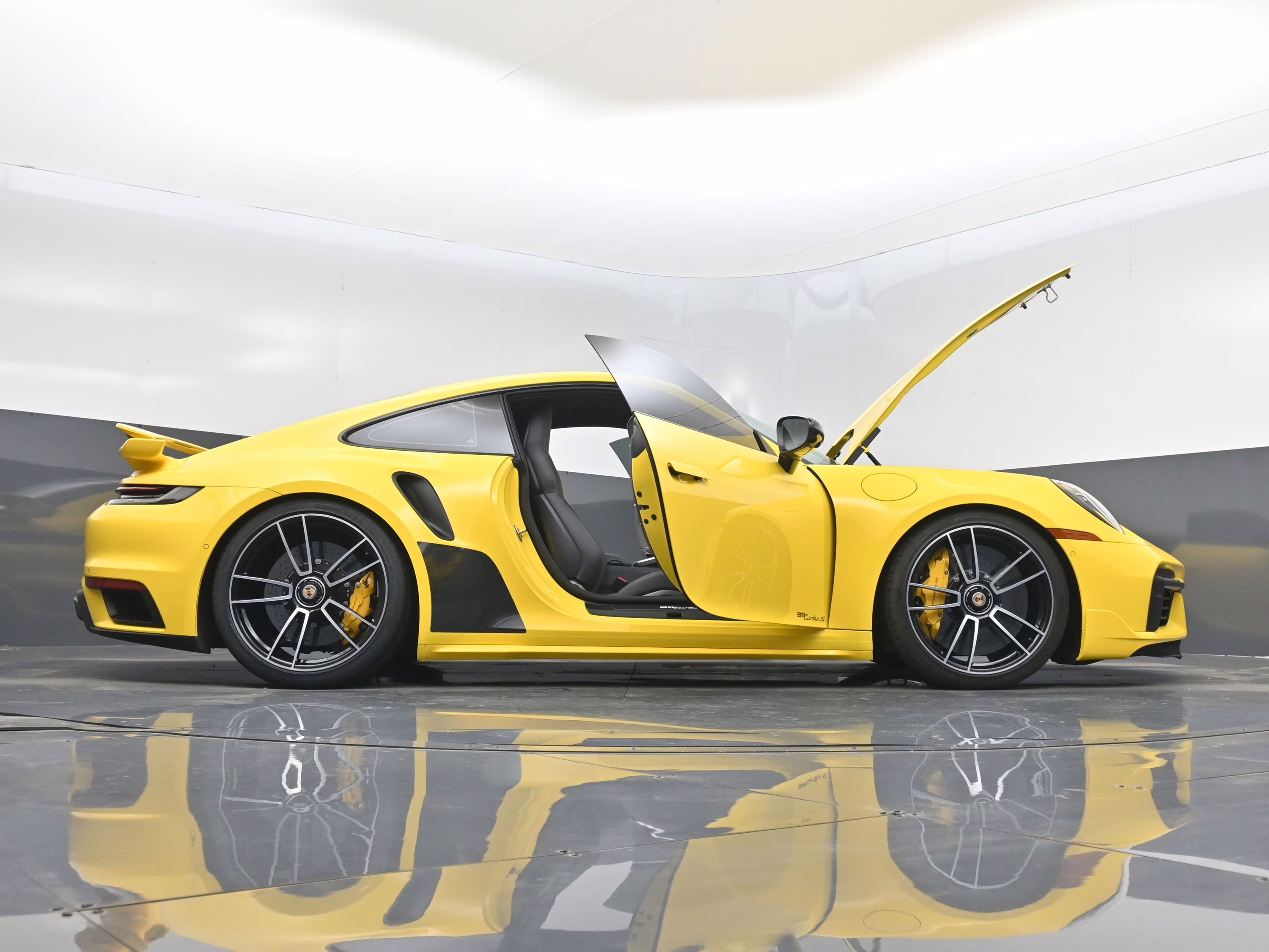 2022 Racing Yellow Porsche 911 Turbo S AWD Coupe