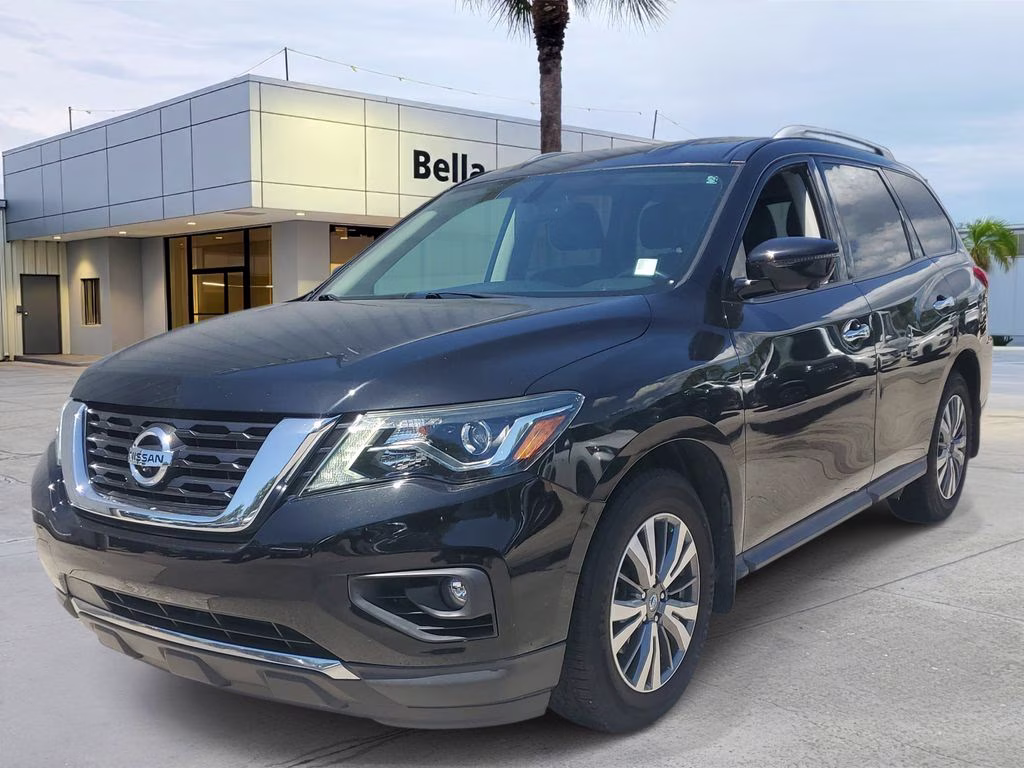2020 Magnetic Black Pearl Nissan Pathfinder SL FWD SUV
