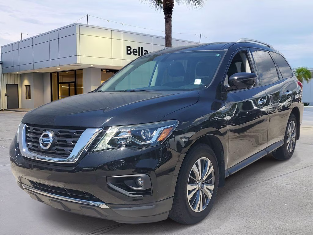 2020 Magnetic Black Pearl Nissan Pathfinder SL FWD SUV