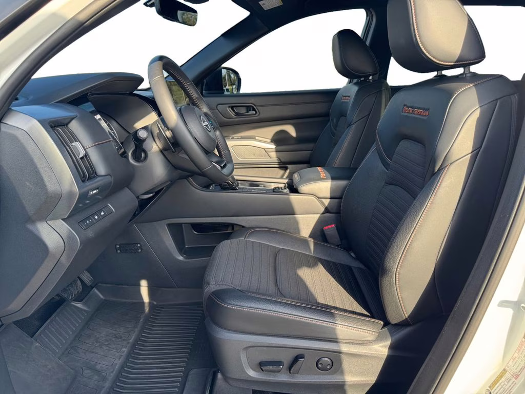 2025 Glacier White Nissan Pathfinder Rock Creek 4X4 SUV