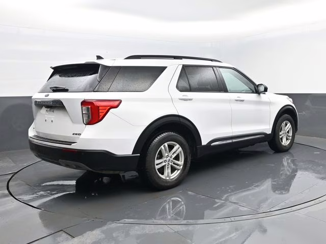 2023 Oxford White Ford Explorer XLT 4X4 SUV