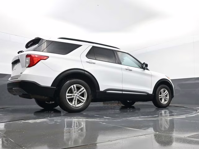 2023 Oxford White Ford Explorer XLT 4X4 SUV