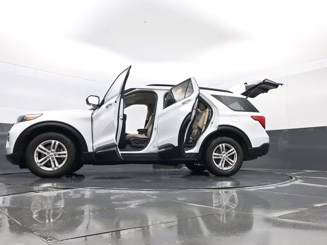 2023 Oxford White Ford Explorer XLT 4X4 SUV