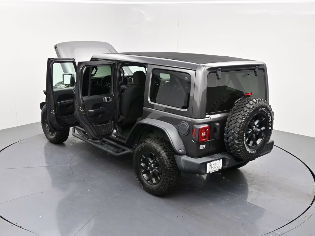 2021 Granite Crystal Metallic Clearcoat Jeep Wrangler Unlimited Willys 4X4 SUV