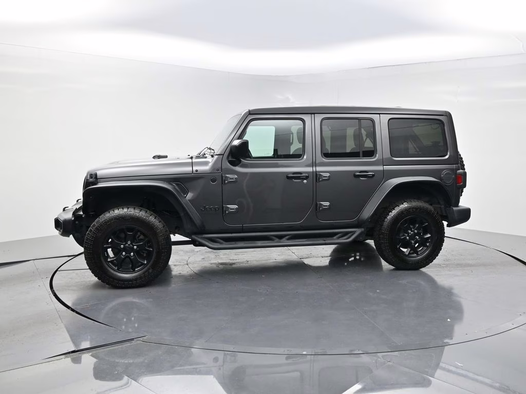 2021 Granite Crystal Metallic Clearcoat Jeep Wrangler Unlimited Willys 4X4 SUV