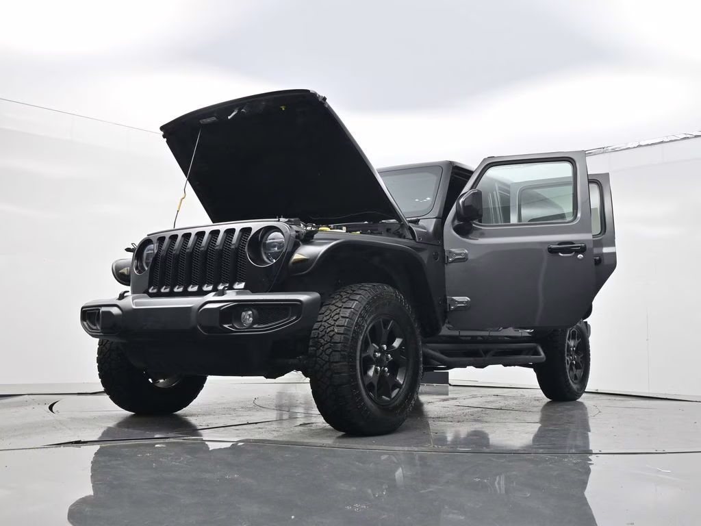 2021 Granite Crystal Metallic Clearcoat Jeep Wrangler Unlimited Willys 4X4 SUV