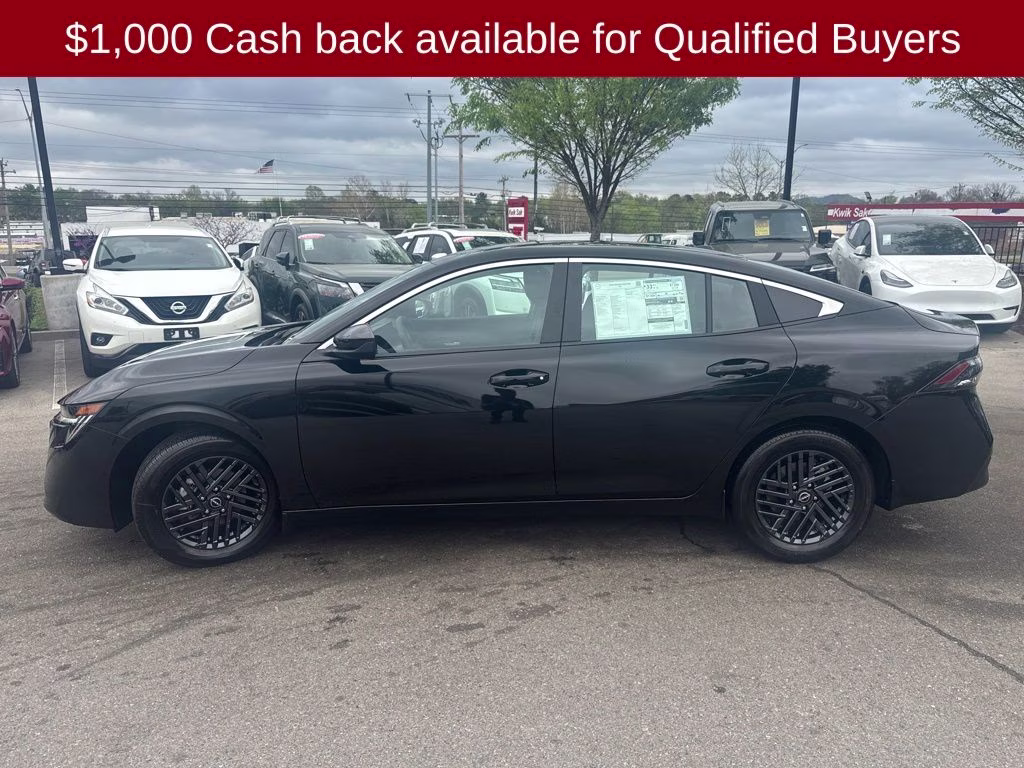 2026 Super Black Nissan Sentra SV FWD Sedan