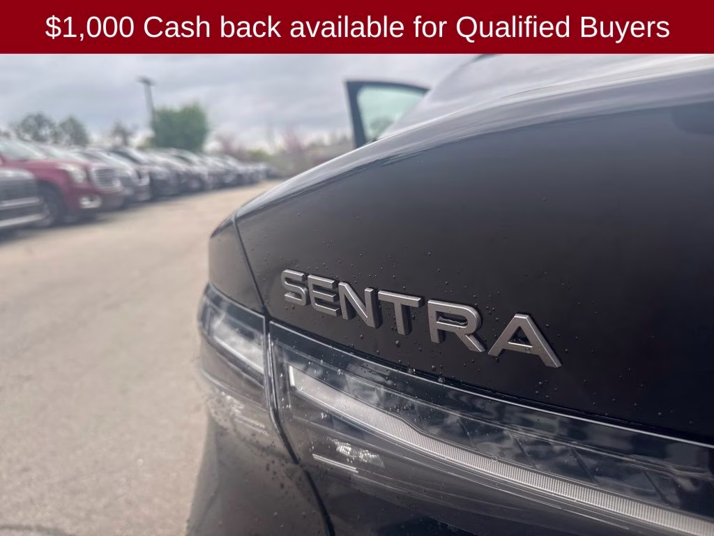 2026 Super Black Nissan Sentra SV FWD Sedan
