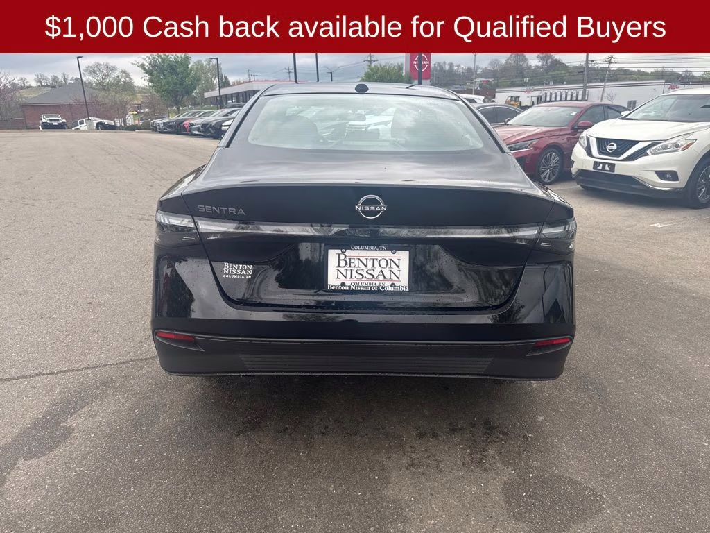 2026 Super Black Nissan Sentra SV FWD Sedan