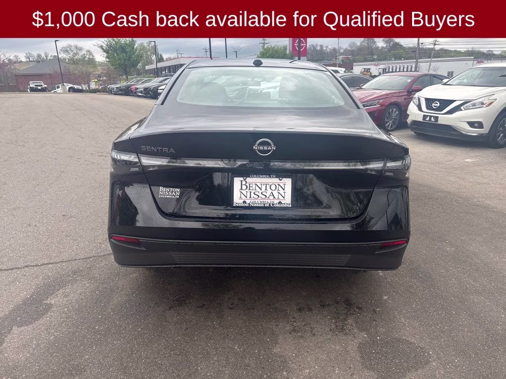 2026 Super Black Nissan Sentra SV FWD Sedan