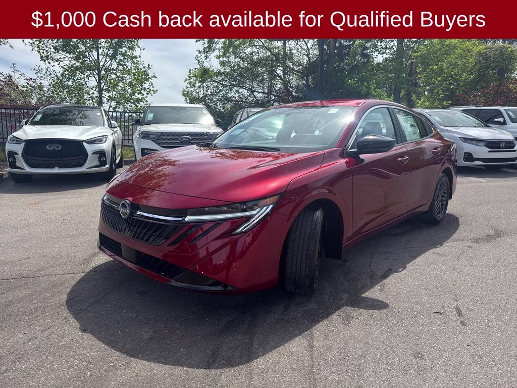 2026 Scarlet Ember Tintcoat Nissan Sentra SV FWD Sedan