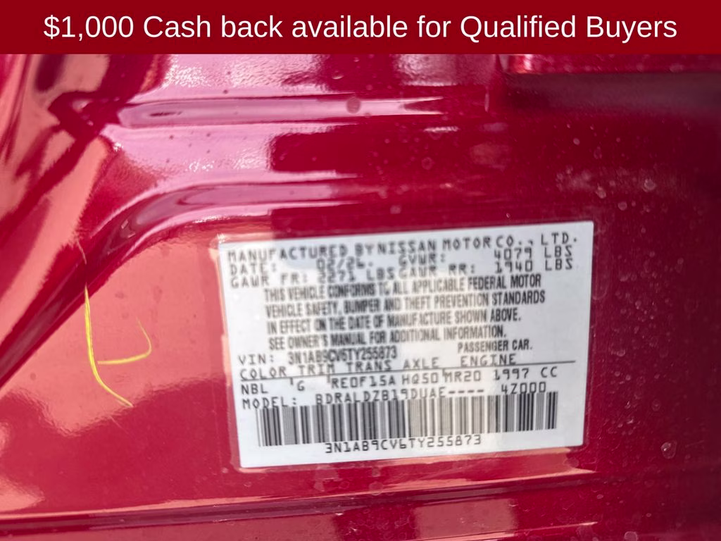 2026 Scarlet Ember Tintcoat Nissan Sentra SV FWD Sedan