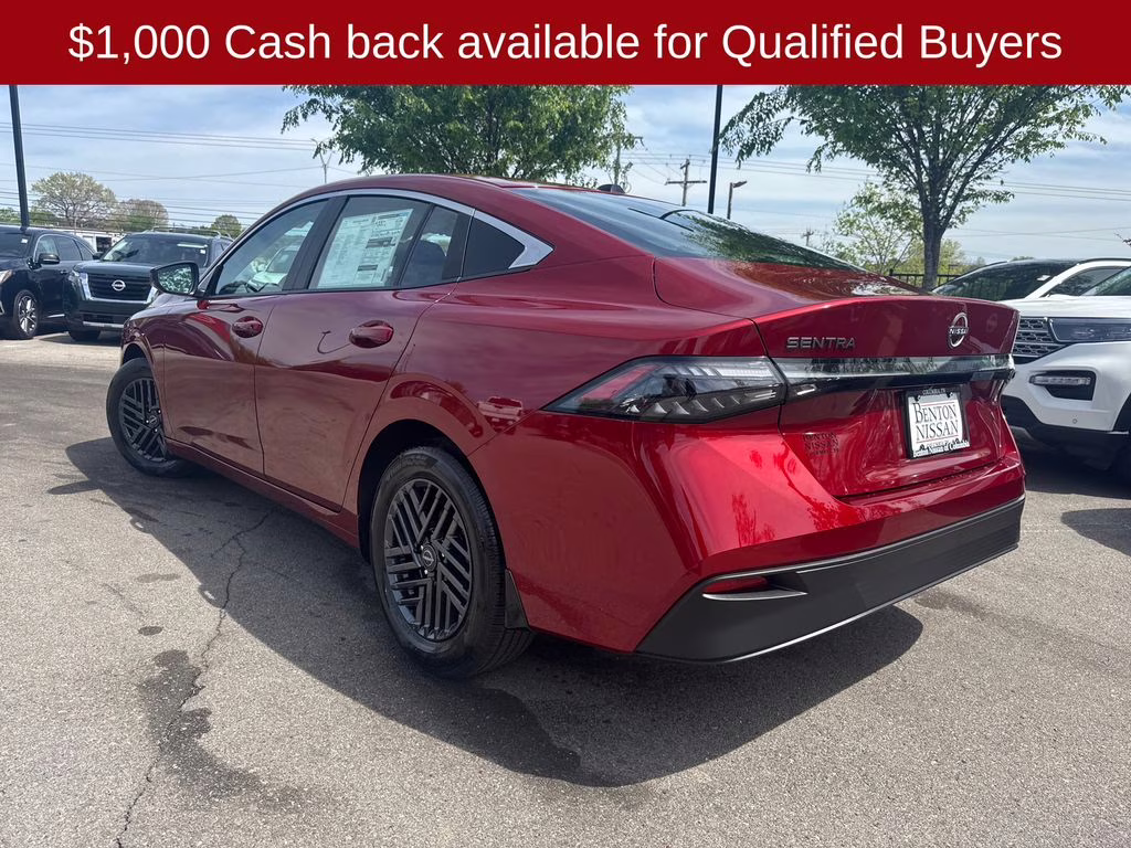 2026 Scarlet Ember Tintcoat Nissan Sentra SV FWD Sedan