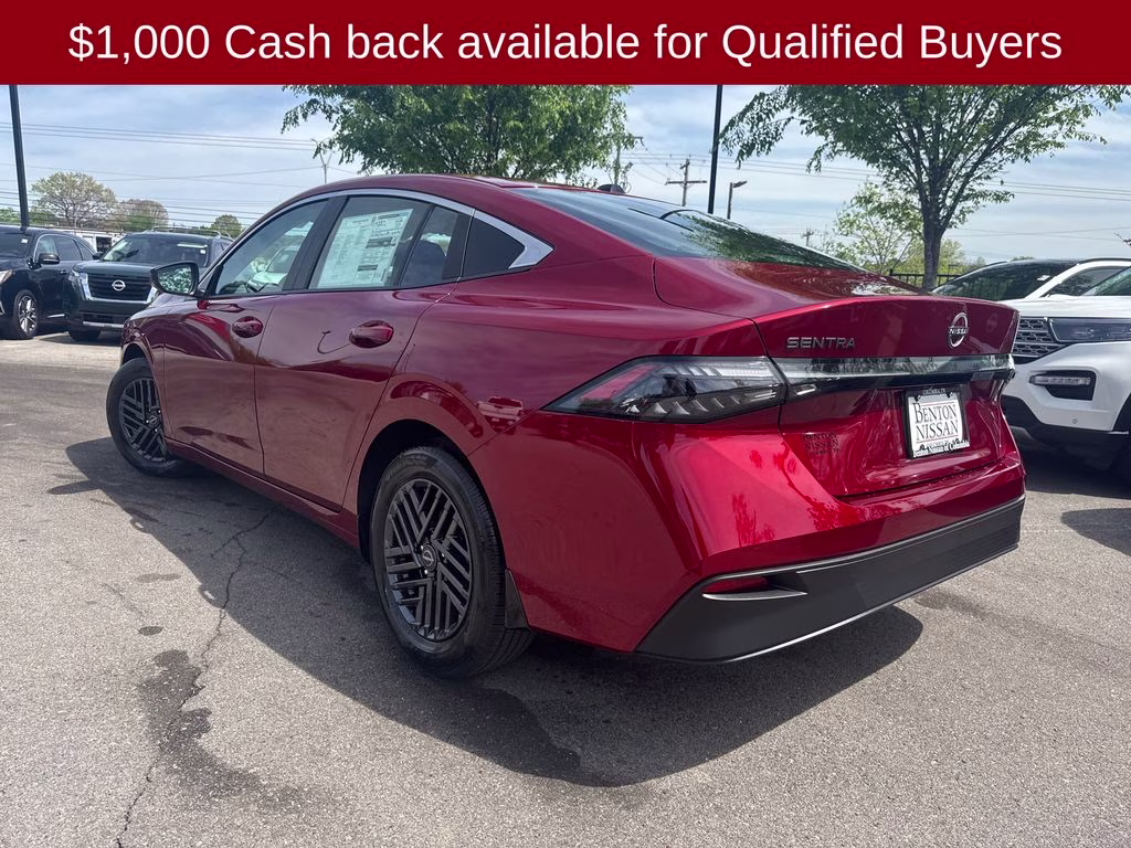2026 Scarlet Ember Tintcoat Nissan Sentra SV FWD Sedan