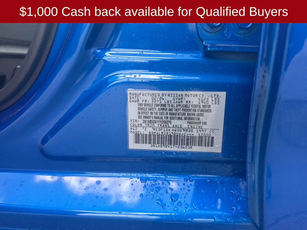 2026 Bluestone Pearl/Super Blk Nissan Sentra SR FWD Sedan