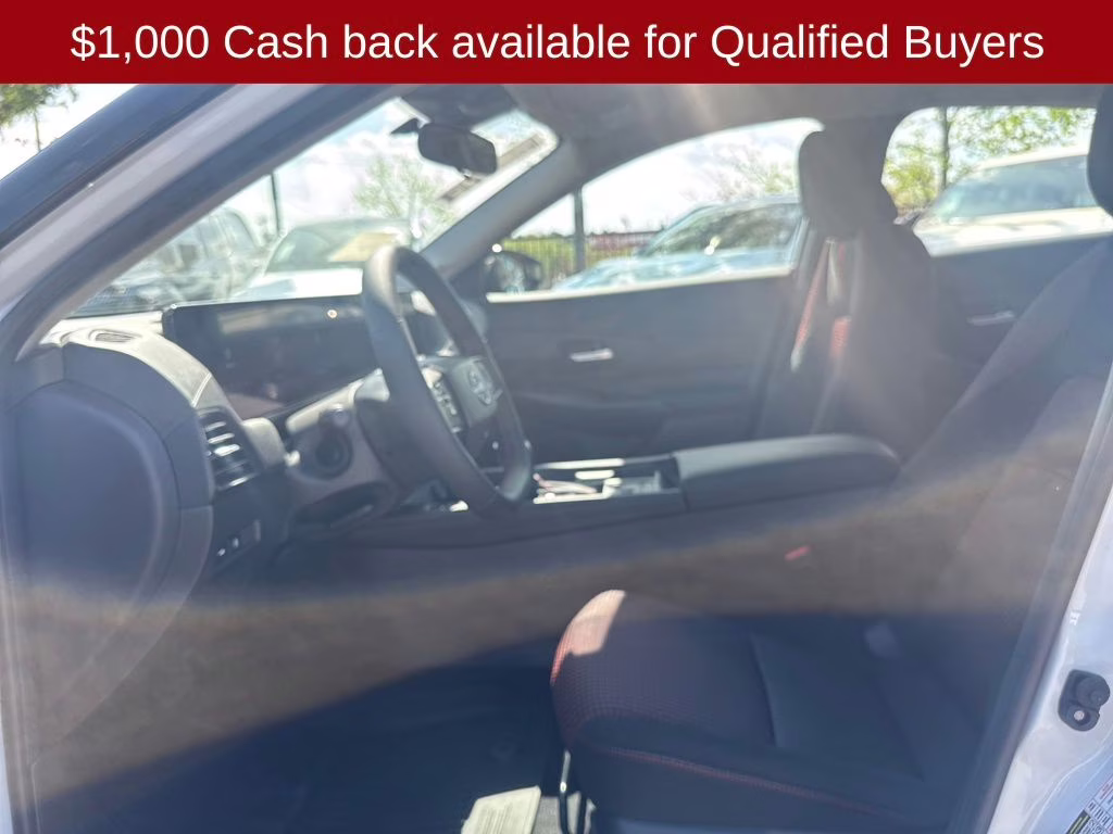 2026 Aspen White/Super Black Nissan Sentra SR FWD Sedan