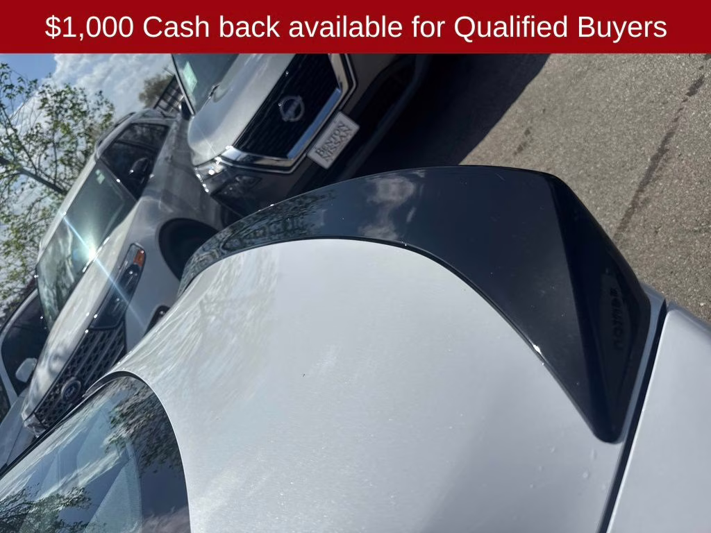 2026 Aspen White/Super Black Nissan Sentra SR FWD Sedan