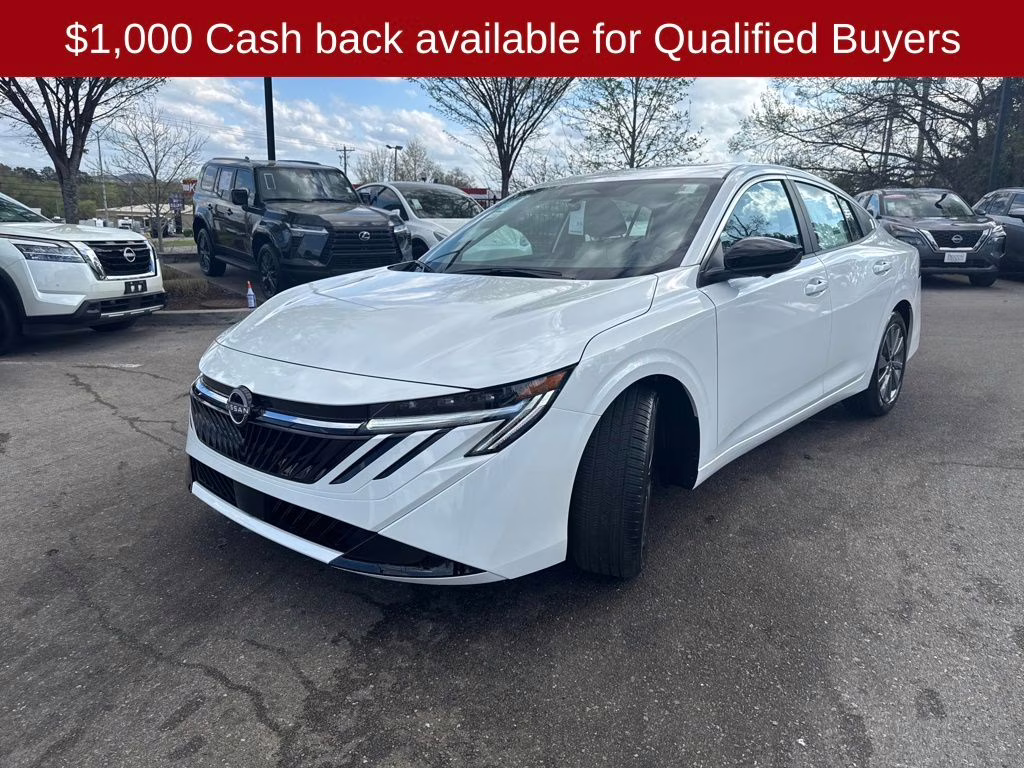 2026 Aspen White Tricoat Nissan Sentra SL FWD Sedan