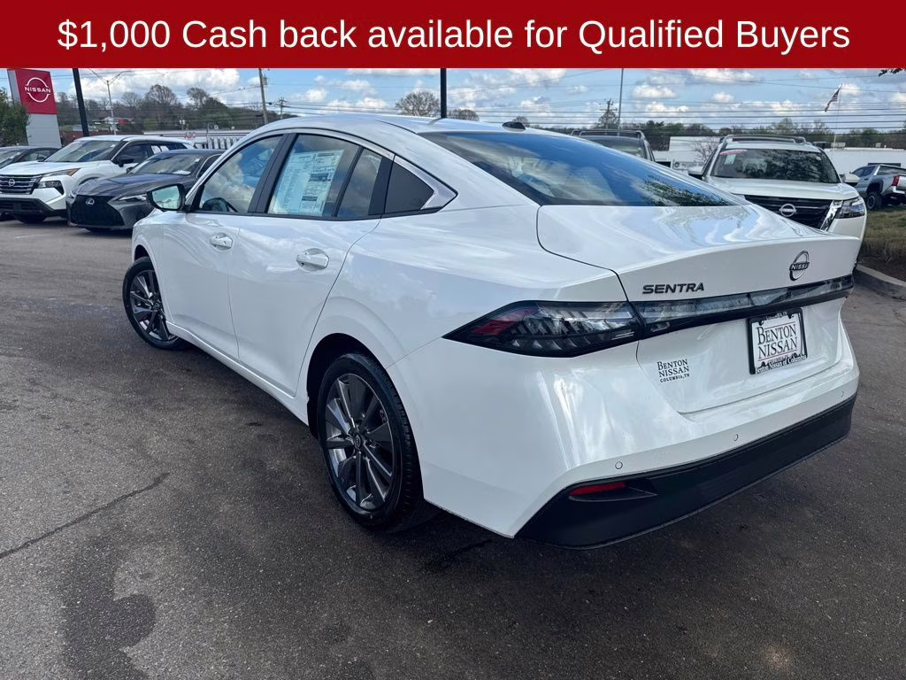 2026 Aspen White Tricoat Nissan Sentra SL FWD Sedan