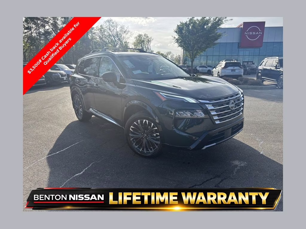 2026 Obsidian Green Nissan Rogue Platinum AWD SUV