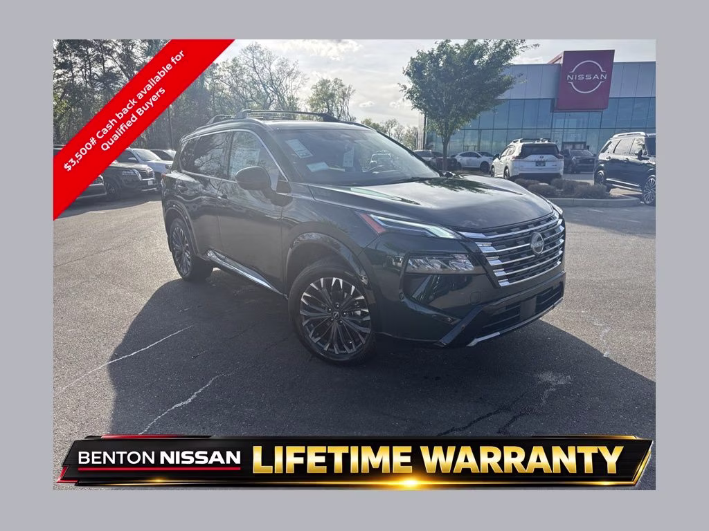 2026 Obsidian Green Nissan Rogue Platinum AWD SUV