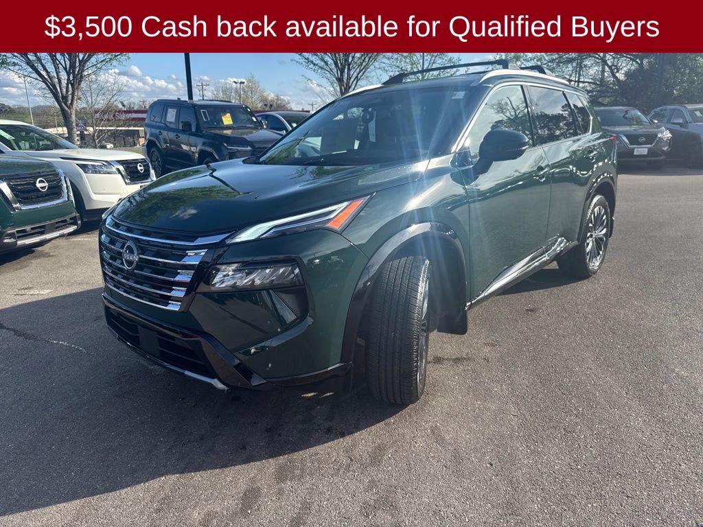 2026 Obsidian Green Nissan Rogue Platinum AWD SUV