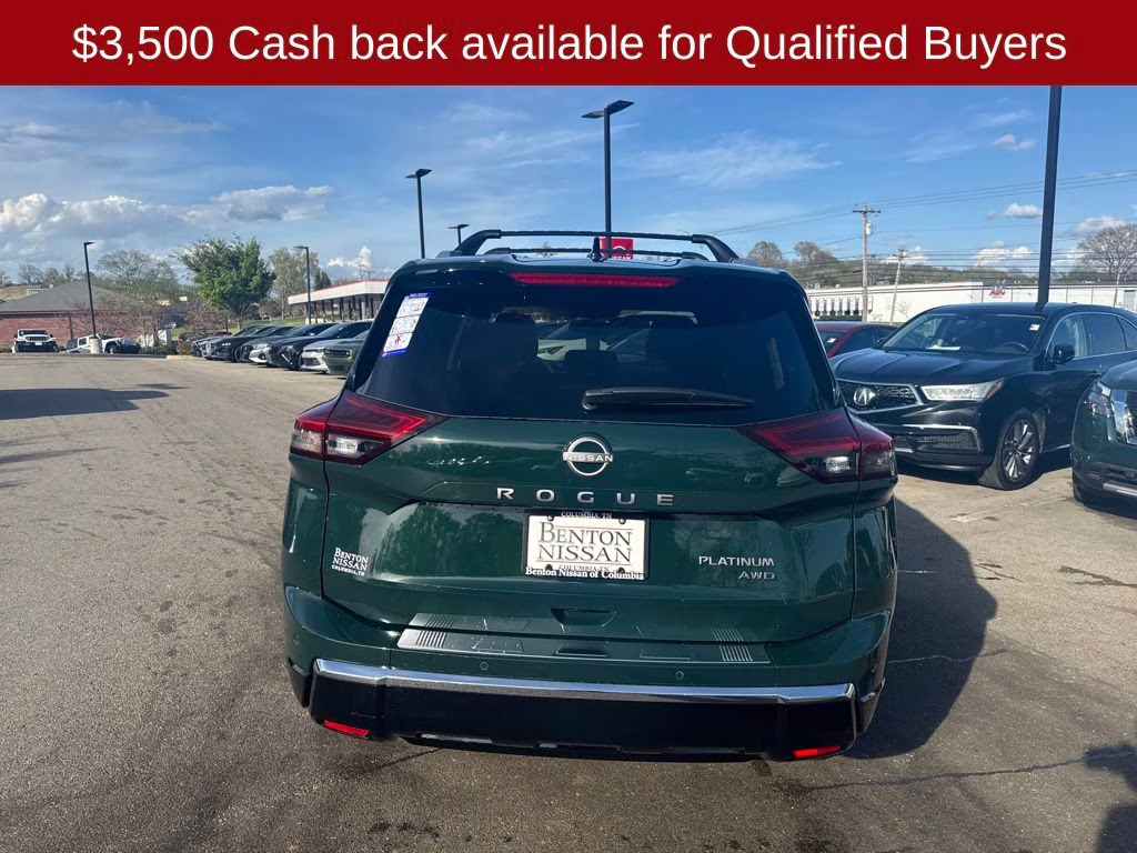 2026 Obsidian Green Nissan Rogue Platinum AWD SUV