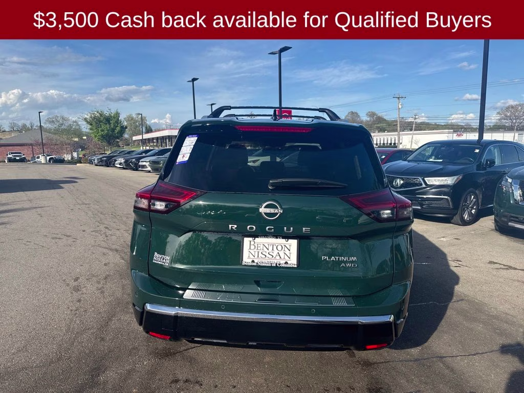 2026 Obsidian Green Nissan Rogue Platinum AWD SUV