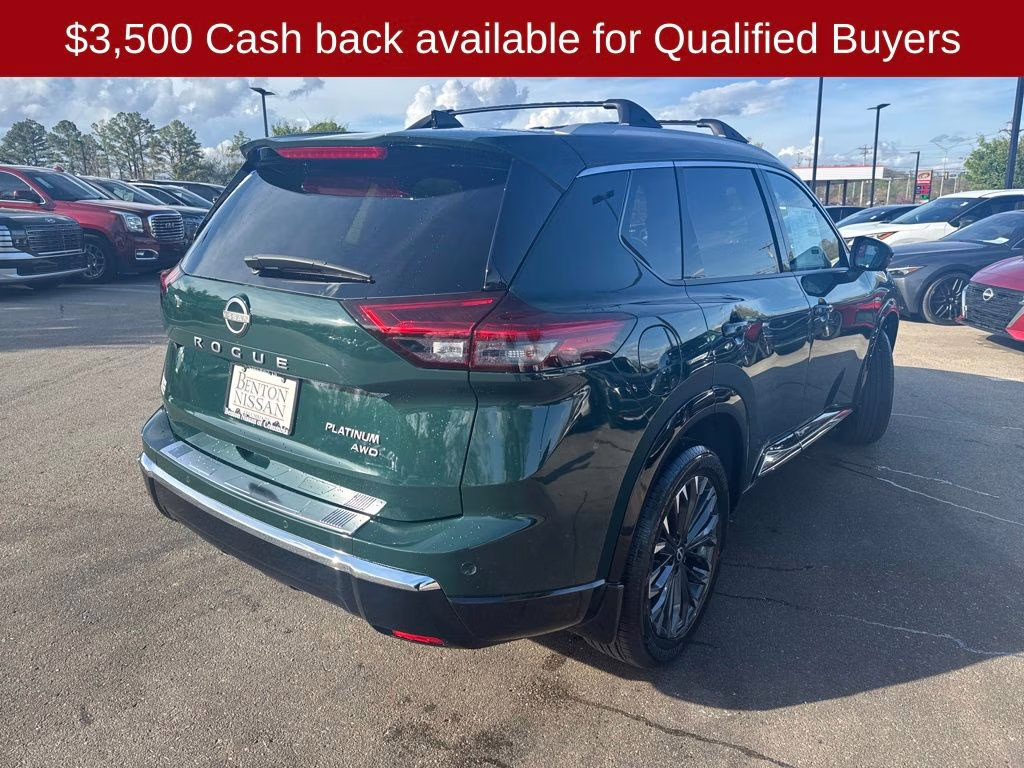 2026 Obsidian Green Nissan Rogue Platinum AWD SUV