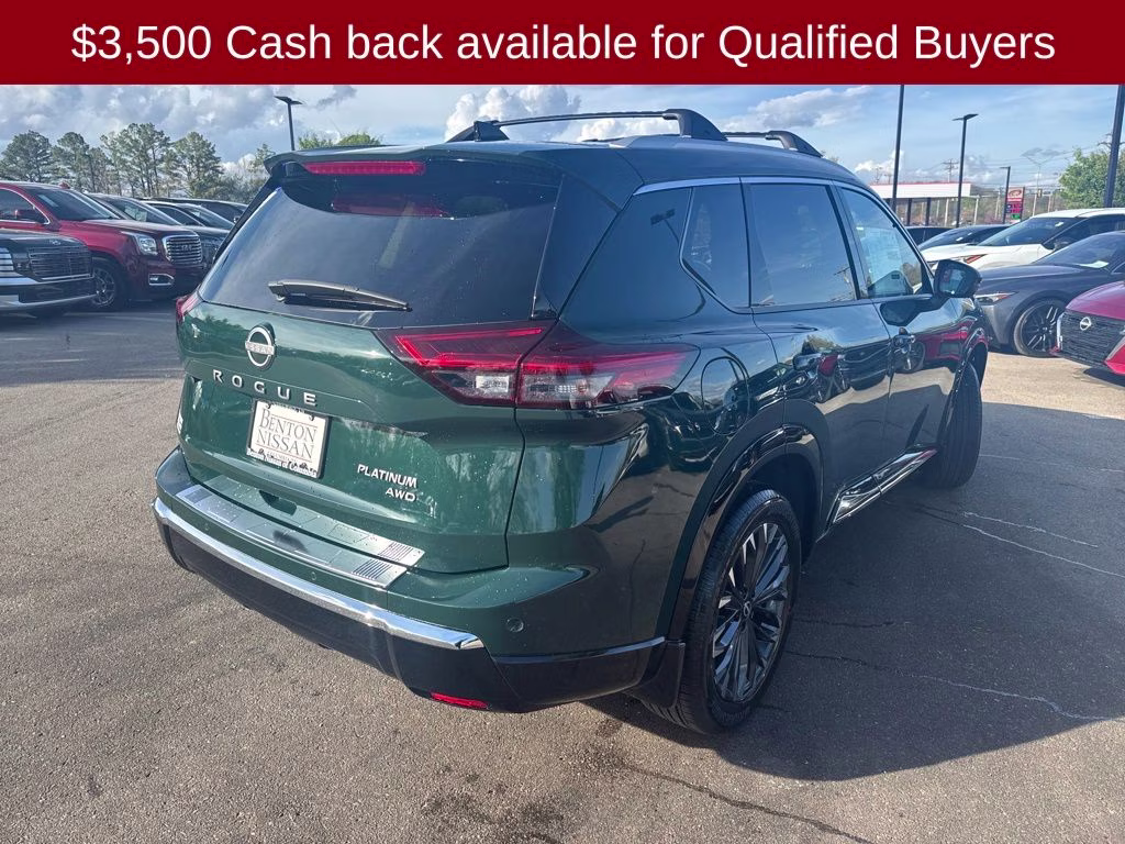 2026 Obsidian Green Nissan Rogue Platinum AWD SUV