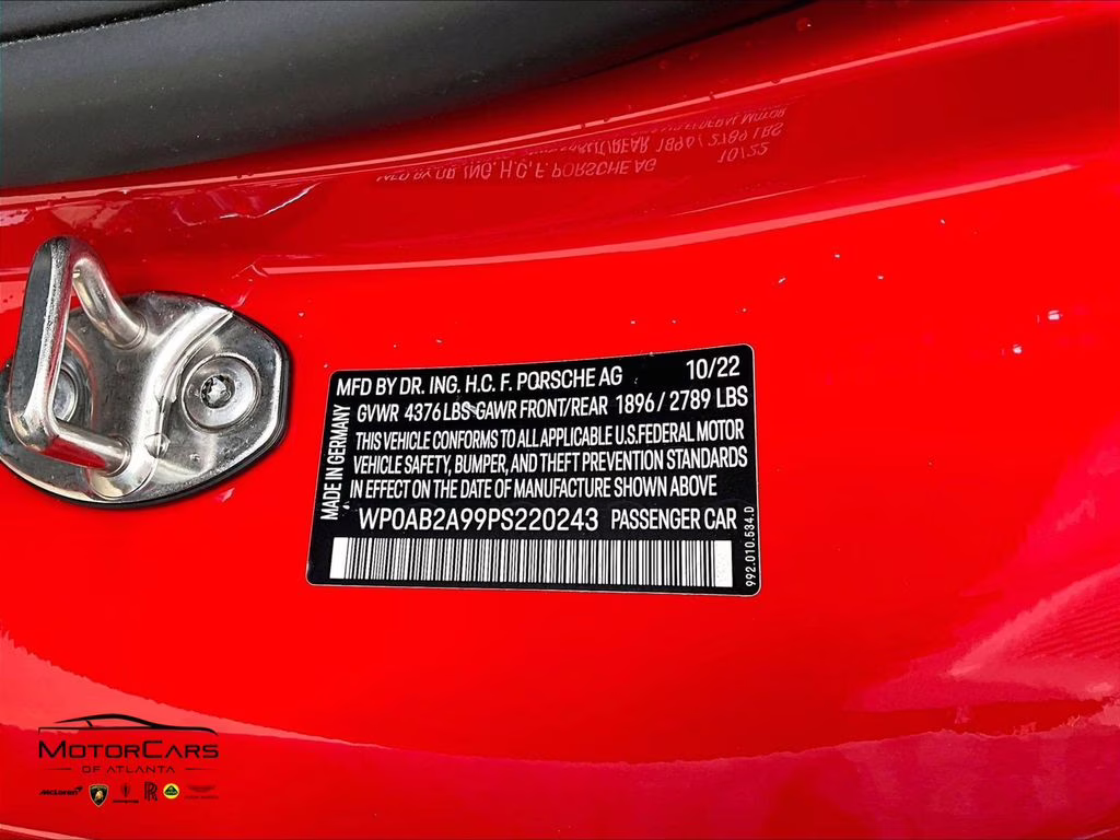 2023 Guards Red Porsche 911 Carrera S .Aero Kit RWD Coupe