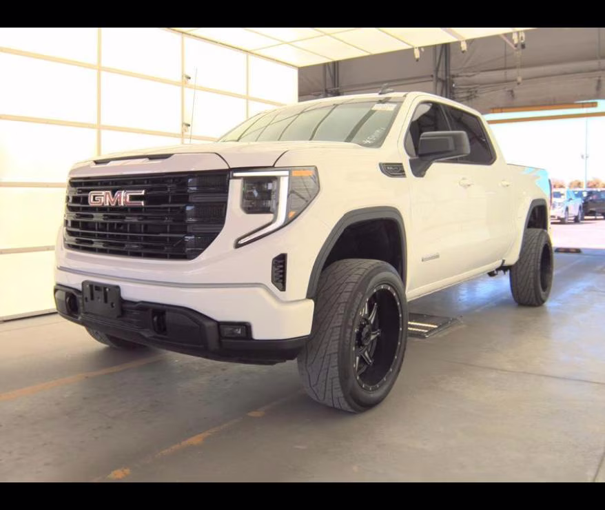 2024 Summit White GMC Sierra 1500 Elevation RWD Truck