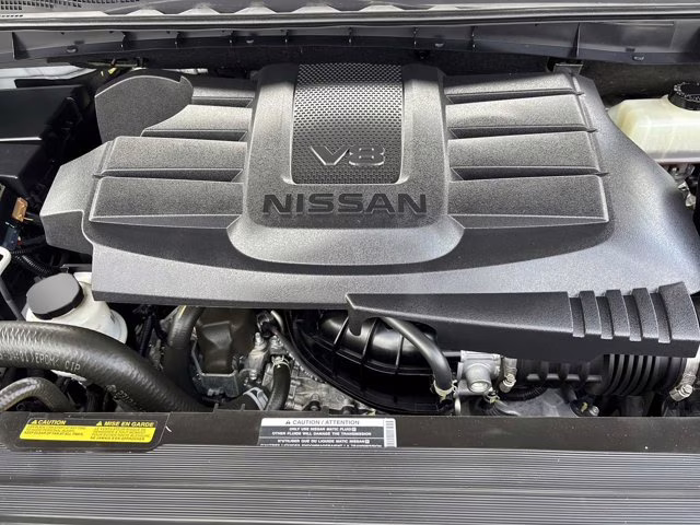 2023 Pearl White Nissan Titan Platinum Reserve 4X4 Truck